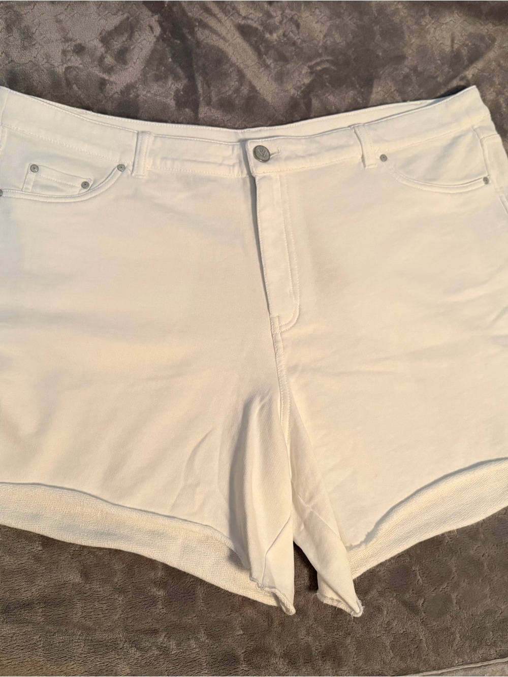 NIC+ZOE White Cotton Shorts